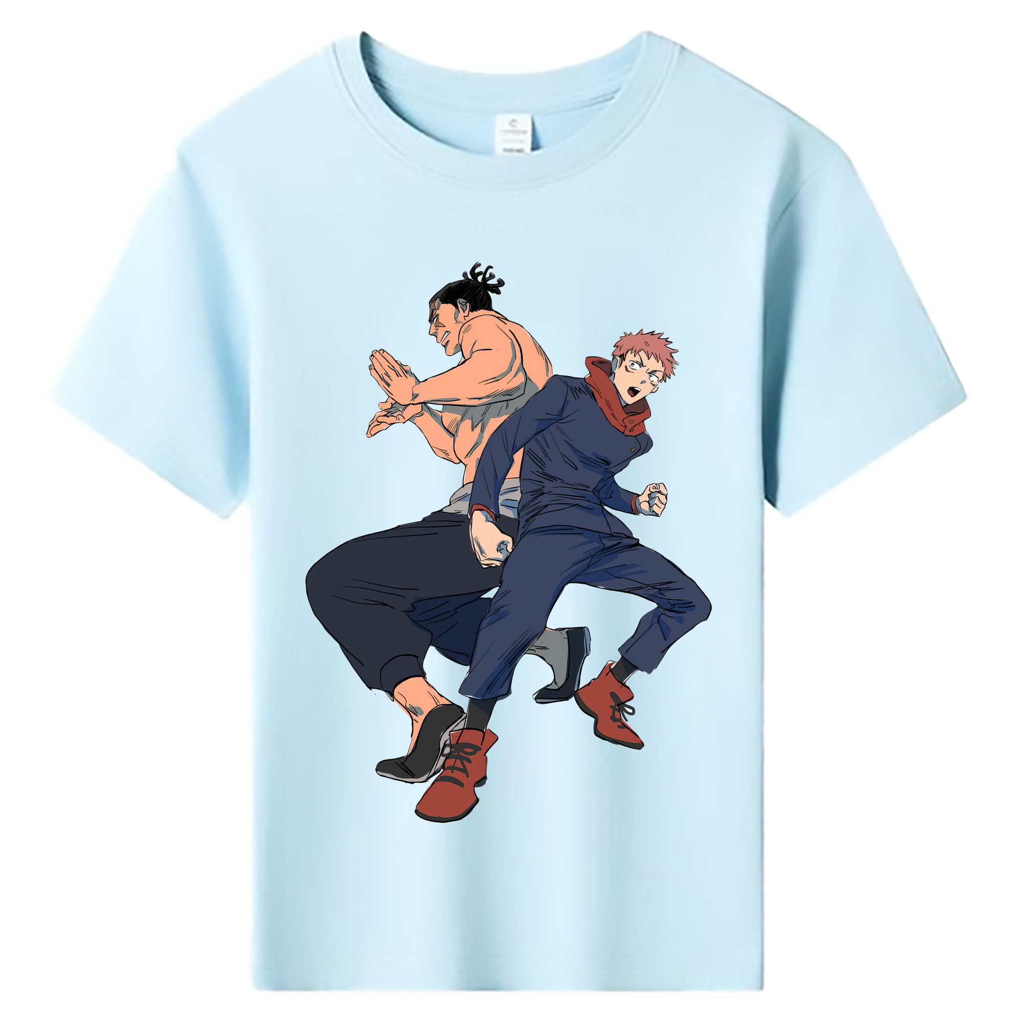 （画像用） 呪術廻戦 Jujutsu Kaisen 綿100％キッズTシャツ（フロントプリント）